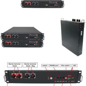BSLBATT B-LFP 2.5kWh 48v solar battery storage UPS modular 19" rack