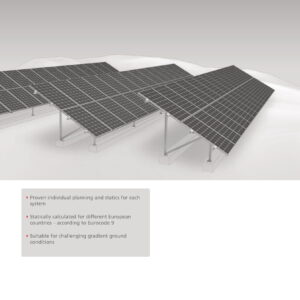 K2 Systems N Rack Solar ground mount kits for panels modules