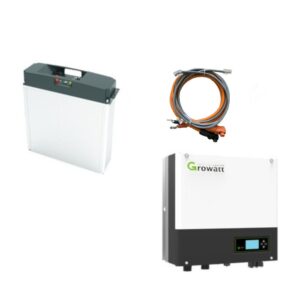 Growatt  SPA3000 AC | 3kw 3.6kw 5kw 6kw Hybrid Inverter | Single Phase | 2 MPPT | 2 x Growatt 3.3Kwh battery | Wifi | Complete Kit