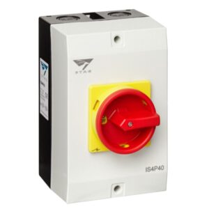 Stag 63A AC Isolator - 4 Pole IP65 Enclosed |  IMO - IS4P63 | FREE POST